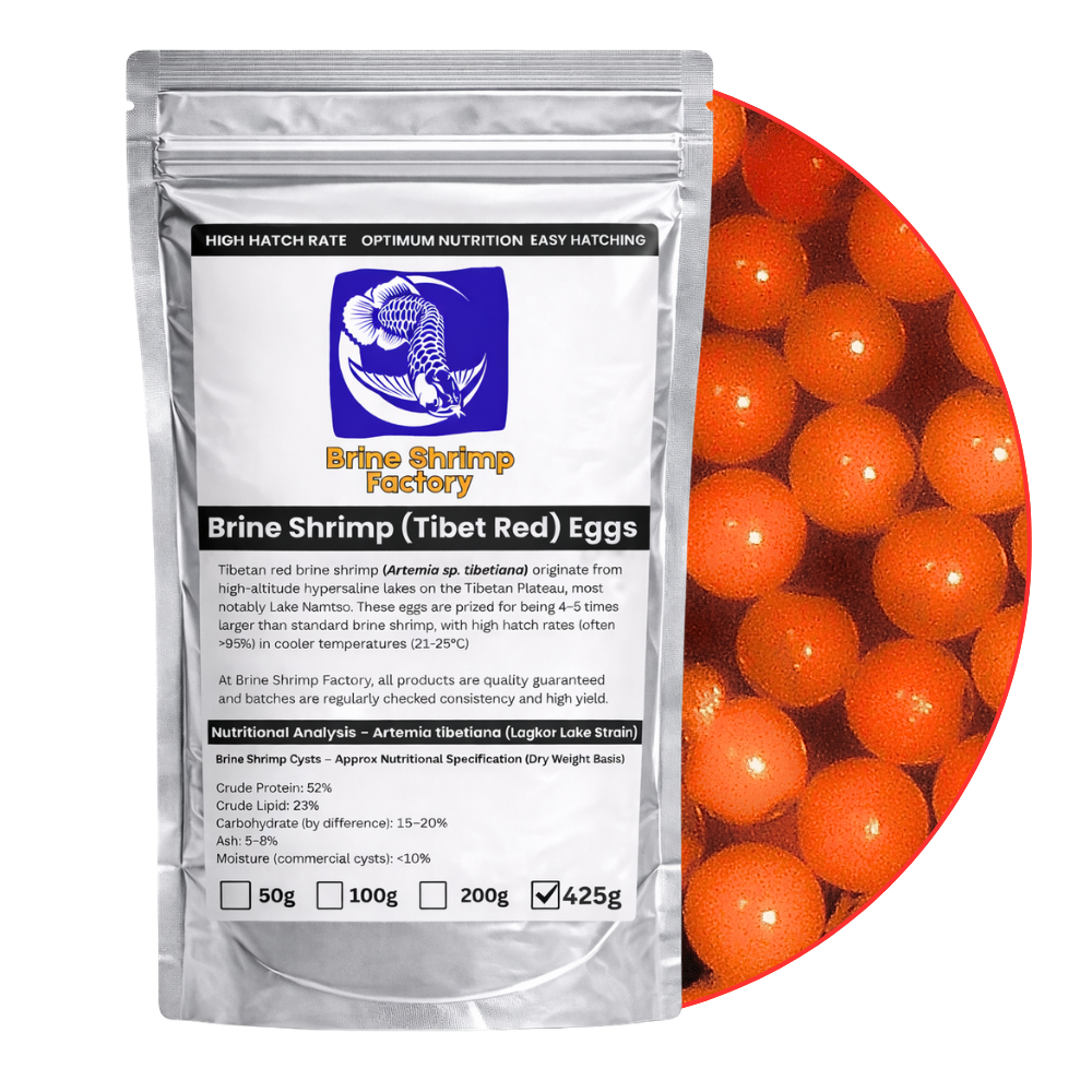 Brine Shrimp Eggs - Tibet Red